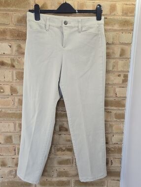 Christopher & Banks Petite Signature Slimming Pants in Light Tan